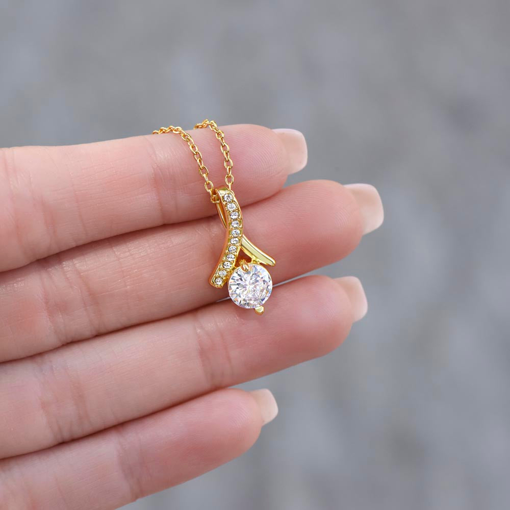 Colier "Mamei mele" placat aur galben 18K - Cadou din suflet pentru mama ta